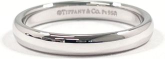 Tiffany & Co. Silver Platinum 950 Band Ring (Pre-Owned)