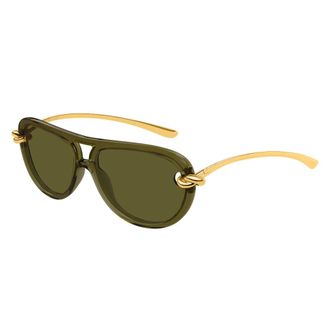 Bottega Veneta Sunglasses, unisex, Yellow, Size: 58 MM Bv1418S Sunglasses