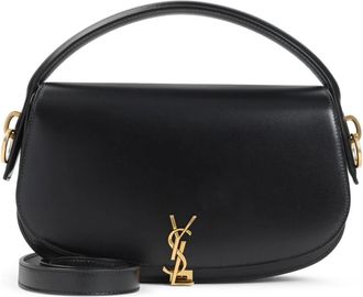 Saint Laurent Voltaire Schoudertas - Dames - Handtassen - Zwart - ONE Size - Leer - Tassen