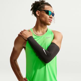 Nike Mens Stride Dri-FIT ADV Running Tank Top in Green | HV5210-329