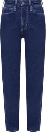Calvin Klein Blue Rinse Archive Jeans - Dames - Slim Fit Jeans - Blauw - W28 - Katoen - Jeans