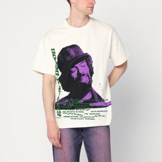 Awake NY Cream T-shirt with Gil Scott-Heron