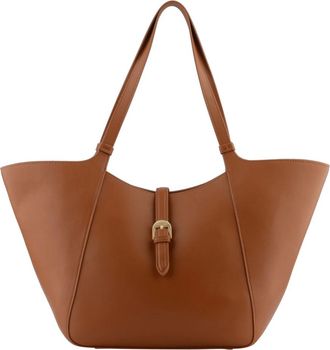 Pourchet Dames, Tassen, Geel, Maat: ONE Size Leer