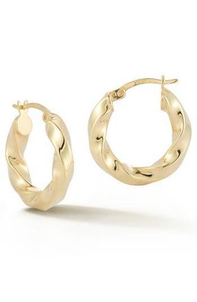 Glaze Jewelry Twisted Hoop Earrings in Gold at Nordstrom Rack