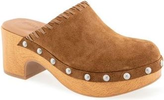 Gentle Souls Daphine Clog in Brown Suede at Nordstrom, Size 6.5