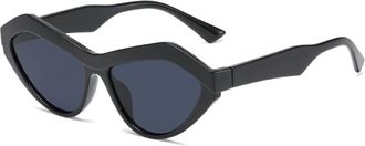 Generic Cat-Eye Triangle Sunglasses for Men and For Women Street Photography Outdoor Sun Shading (Color : B, Size : Medium)