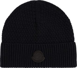 Moncler Wolmuts - Heren - Hoeden - Blauw - ONE Size - Wol - Accessoires