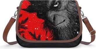 Generic Merry Krampus Fashion Womens Crossbody Bags Novelty Handbag Shoulder Bag Purse