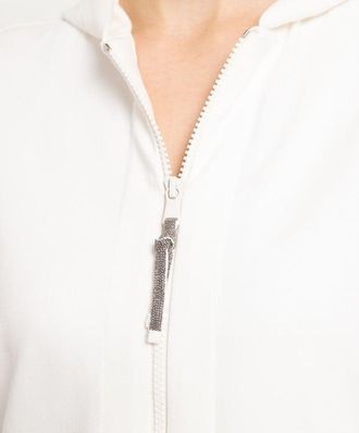 Brunello Cucinelli White Cotton Womens Sweatshirt