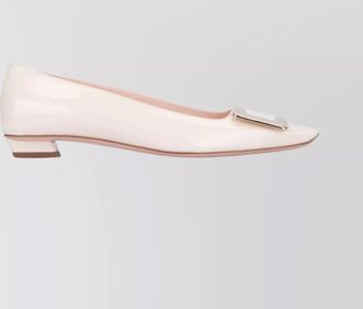 Roger Vivier pointed toe ballet flats with patent finish