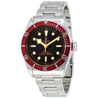 Tudor Pre-owned Tudor Heritage Automatic Chronometer Black Dial Mens Watch M79230R-0012