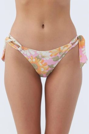 O'Neill Sunnyside Floral Bikini Bottom In Pink