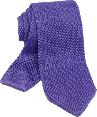 Alizeal Mens Vintage Multi-colored Casual Knitted Neckties, Purple