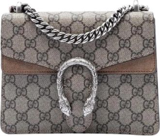 Gucci Pre-owned Dionysus Crossbody Bag - Dames - Vintage Schoudertas - Beige - ONE Size - Leer - Vintage