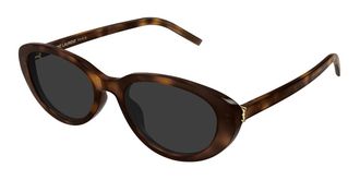 Saint Laurent SL M154 003 Womens Sunglasses Tortoiseshell Size 55 - Free RX Lenses - Free RX Lenses