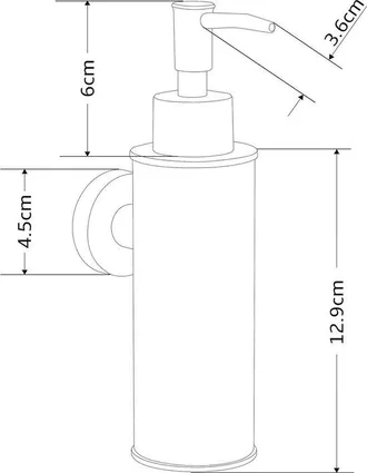 OEM Dispensador De Jab&oacute;n De Pared - Color Dorado - Acero Inoxidable - 1 Unidad