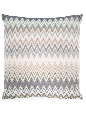 Missoni Home Masuleh kussen met print - Blauw