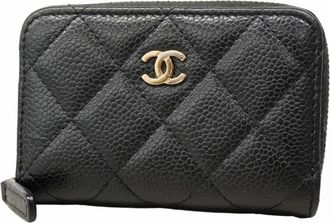 Chanel Grained Calfskin Coin Purse/Coin Case (Pre-Owned)