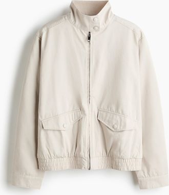 H&M Jacke mit Trichterkragen - Beige