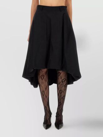 Moschino cotton asymmetric skirt