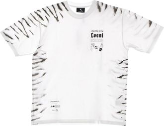 Mauna Kea Witte Tiger Tee Korte Mouw T-shirt - Heren - T-shirts - Wit - L - Katoen - Tops