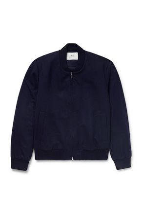 Mr P. Padded Cashmere-Blend Bomber Jacket