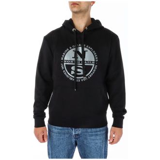 North Sails Logo Hoodie Zwart
