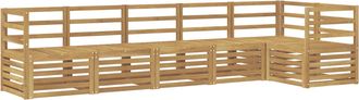 vidaXL Conjunto De Sof&aacute;s De Exterior 6 Uds. Blanco Vidaxl