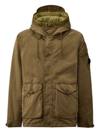 C.P. Company flap-pocket hooded jacket - Green
