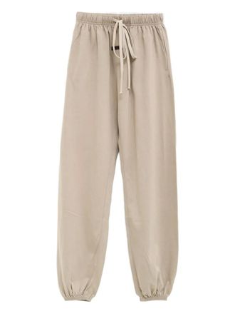 Fear of God Trainingsbroek met elastische cuffs en trekkoord - Beige