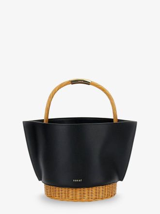 sacai Borsa a tracolla in pelle con logo frontale - SACAI - gender_Woman