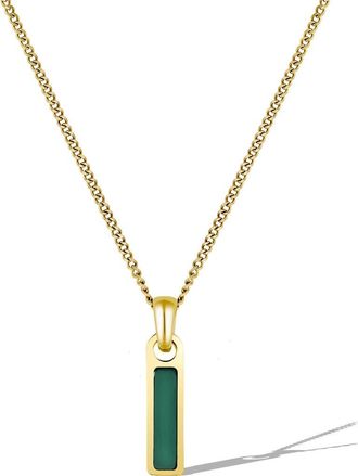 Vincero Mens Birthstone Pendant Necklace in Gold - May at Nordstrom
