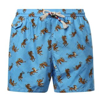 MC2 Saint Barth Lighting 70 Swim Shorts - male - MC2 Saint Barth - Beachwear - Blue - 3XL - Swimwear