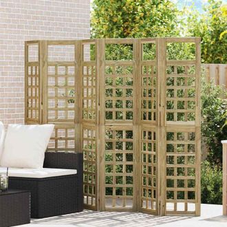 vidaXL Pantalla De Privacidad Marr&oacute;n 240 X 180 Cm Pino Impregnado Vidaxl