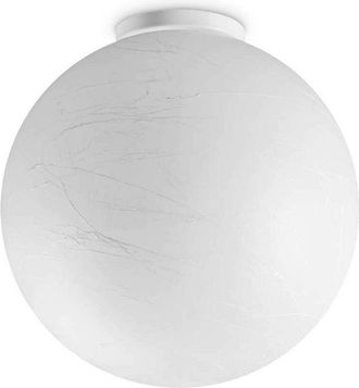 Ideal Lux Ideal Lux - Carta Globe Ceiling Light White 40cm