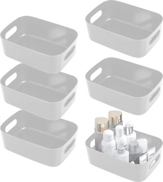 OEM Juego De 6 Cajas De Almacenamiento De Pl&aacute;stico, Cestas De Almacenamiento, Cajas De Almacenamiento Para Cocina, Cestas Y Cajas De Almacenamiento Para B