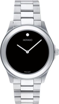 Movado Challenger Quartz Black Dial Mens Watch 0607717