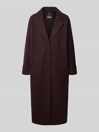 Noisy May Mantel mit verdecktem Verschluss Modell CADDY in Dunkelbraun, Gr&ouml;&szlig;e M