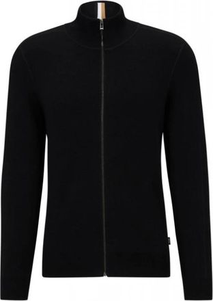HUGO BOSS Breiwerk > Vesten - Heren - Vesten - Zwart - 2XL - Truien & Vesten