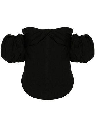 Isabel Marant Blusa Daniela con maniche rimovibili - Nero