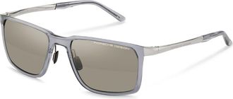 Porsche Design P86002 D175 Mens Sunglasses Grey Size 58