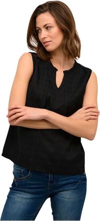 Cream Donna, Top, Nero, L, new