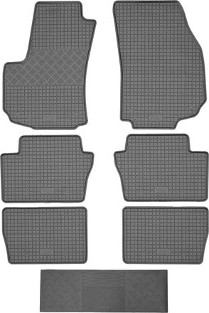 OEM Alfombrillas Rigum 901986 + Funda 900101 - Opel Zafira B Minivan / Todas Las Versiones De 7 Plazas De 2005 A 2012, Op Delanteras - Instaladas