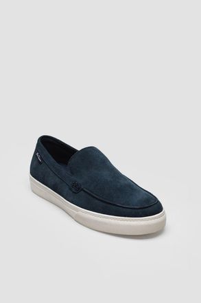Ben Sherman Almer Su&egrave;de Heren Navy Loafers