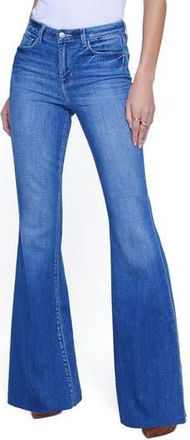 L'agence Sera High Waist Flare Jeans in Bordello at Nordstrom Rack, Size 24