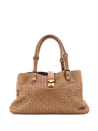 Bottega Veneta Roma Bag Intrecciato Nappa Medium tote bag - Groen