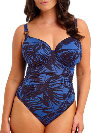 Fantasie Womens Malabar Coast Full Cup Swimsuit - Blue Polyamide - Size 32FF
