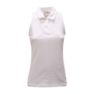 Trussardi Sleeveless Tops, female, White, M, Y9Ca13 Sleeveless Shirt