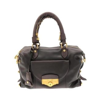 Louis Vuitton Pre-owned Vintage Handbag - Dames - Vintage Handtas - Bruin - ONE Size - Leer - Vintage