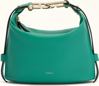 Furla Nuvola Borsa Mini Xl Jade Verde Pelle Di Vitello Claris Lux Donna